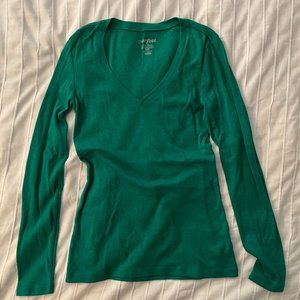 Long-sleeve V-Neck Shirt